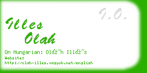 illes olah business card